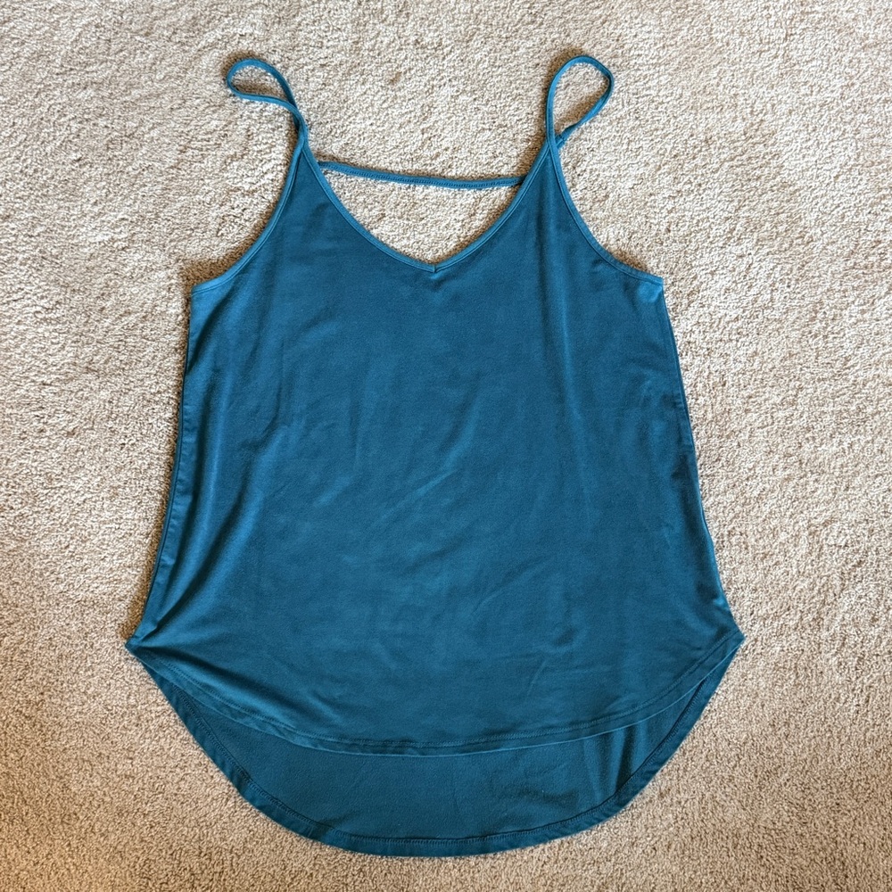 Shyanne Teal Blue Sleeveless Camisole